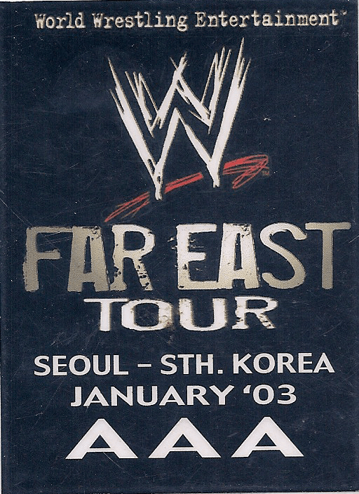 WWE Far East Tour Seoul, Korea -2003