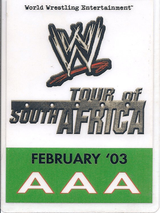 WWE – Tour of South Africa – 2003