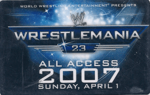 Wrestlemania 2007, Mooch- Backstage Pass